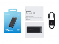 SSD Externo Samsung T5 EVO, 8TB, USB-C, Negro image