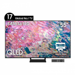 Samsung Smart TV QLED Q65B 55", 4K Ultra HD, Negro