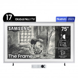 Samsung Smart TV QLED The Frame Disney 100 75", 4K Ultra HD, Plata
