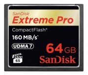 Memoria Flash SanDisk Extreme PRO, 64GB CompactFlash - Imagen adicional 1