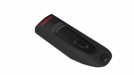 Memoria USB SanDisk Ultra, 128GB, USB A 3.0, Negro - Imagen adicional 1