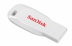 Memoria USB SanDisk Cruzer Blade, 16GB, USB-A 2.0, Blanco image