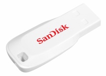 Memoria USB SanDisk Cruzer Blade, 16GB, USB-A 2.0, Blanco image