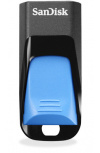 Memoria USB SanDisk Cruzer Edge, 4GB, USB-A 2.0, Lectura 15 MB/s, Escritura 10MB/s, Negro/Azul image