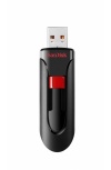 Memoria USB SanDisk Cruzer Glide, 32GB, USB 2.0, Negro/Rojo