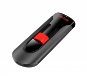 Memoria USB SanDisk Cruzer Glide, 128GB, USB 2.0, Negro/Rojo - Imagen adicional 3