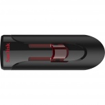 Memoria USB SanDisk Cruzer Glide, 32GB, USB-A 3.0, Negro/Rojo image