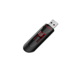 Memoria USB SanDisk Cruzer Glide, 32GB, USB-A 3.0, Negro/Rojo image