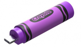 Memoria USB SanDisk Crayola, 64GB, USB-C 3.0, Lectura 300MB/s, Morado
