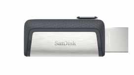 Memoria USB SanDisk Ultra Dual Drive, 16GB, USB C 3.0, Lectura 130MB/s, Plata image