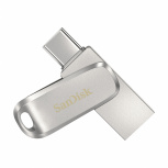 Memoria USB Sandisk Ultra Dual Drive Luxe, 512GB, USB C, Lectura 150MB/s, Plata
