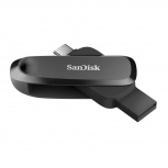 Memoria USB SanDisk SDDDC6-064G-G46, 64GB, USB-C 3.0, Lectura 100MB/s, Negro image