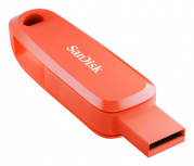 Memoria USB SanDisk SDDDC6-064G-G46N0, 64GB, USB-C 3.0, Lectura 100MB/s, Naranja - Imagen adicional 1