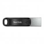 Memoria USB SanDisk iXpand Go, 128GB, USB 3.2/Lightning, Gris - Imagen adicional 1