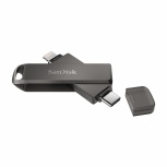 Memoria USB SanDisk iXpand Drive Luxe, 64GB, USB-C/Lightning 3.0, Negro image