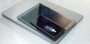 Memoria USB SanDisk iXpand Flip, 64GB, USB-A/Lightning, Plata image