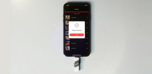 Memoria USB SanDisk iXpand Flip, 64GB, USB-A/Lightning, Plata image