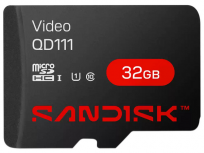 Memoria Flash SanDisk QD111, 32GB MicroSDXC UHS-I Clase 10