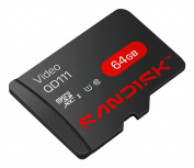 Memoria Flash SanDisk Video VD QD131, 64GB MicroSDXC UHS-I Clase 10 - Imagen adicional 1
