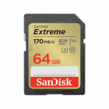 Memoria Flash Sandisk Extreme, 64GB SDXC UHS-I Clase 10