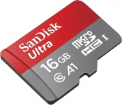 Memoria Flash SanDisk Ultra A1, 16GB MicroSDHC UHS-I Clase 10, con Adaptador - Imagen adicional 1