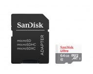 Memoria Flash SanDisk Ultra, 64GB MicroSDXC UHS-I Clase 10, con Adaptador image