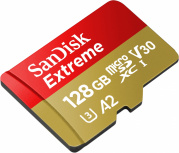 Memoria Flash Sandisk Extreme, 128GB MicroSDXC UHS-I Clase 10 image