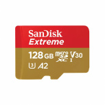 Memoria Flash Sandisk Extreme, 128GB MicroSDXC UHS-l Clase 10