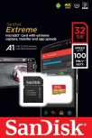 Memoria Flash SanDisk Extreme, 32GB MicroSDHC UHS-I Clase 10, con Adaptador image