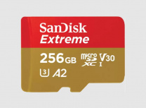 Memoria Flash SanDisk Extreme, 256GB microSDXC UHS-I Clase 3