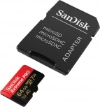 Memoria Flash SanDisk Extreme Pro, 64GB MicroSDXC Clase 10, con Adaptador - Imagen adicional 2