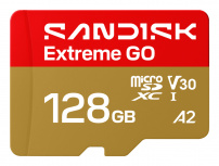 Memoria Flash SanDisk Extreme GO, 128GB MicroSDXC UHS-I Clase 10