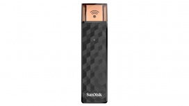 Memoria USB SanDisk Connect Wireless Stick, 64GB, USB 2.0, Negro