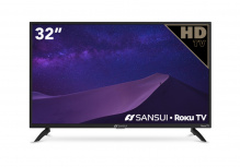 Sansui Smart TV LED SMX32D7HR 32", HD, Negro