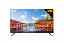 Sansui Smart TV LED SMX40V1FA 40", Full HD, Negro