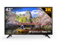 Sansui Smart TV LED SMX43D6FR 43", HD, Negro