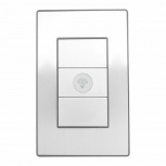 Santul Atenuador de Luz Giratorio/Botón Córdoba, 1 Módulo, Blanco