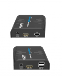 Saxxon Transmisor y Receptor Alámbrico por Cable Cat5/Cat6, Entrada 1 x RJ-45 1 x HDMI, Salida 1 x RJ-45 1 x HDMI, hasta 120 Metros