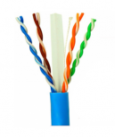 Saxxon Bobina de Cable Cat6 UTP, 305 Metros, Azul