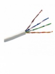 Saxxon Bobina de Cable de Señal Cat6 UTP, 305 Metros, Blanco