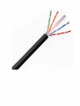 Saxxon Bobina de Cable Cat6 UTP, 305 Metros, Negro