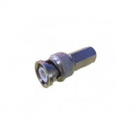 Saxxon Conector Coaxial BNC Macho, Gris, 10 Piezas