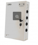 Saxxon Fuente de Poder Regulada SX-10A-18CH, Entrada 100V - 120V, Salida 12V, 10A, para 18 Cámaras