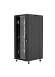 Saxxon Gabinete de Piso 19", 18UR, hasta 200Kg, Negro