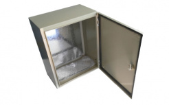 SBE Tech Gabinete Metálico para Exteriores con Puerta, 300 x 200mm, Blanco