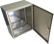 SBE Tech Gabinete Metálico para Exteriores, 30 x 40cm, Beige