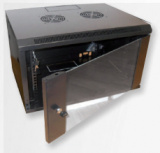 SBE Tech Gabinete de Pared, 6UR, hasta 30Kg, Negro