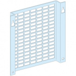 Schneider Electric Placa Soporte Perforada 03171, 4 Módulos, Gris