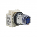 Schneider Electric Botón Pulsador 9001K1L1L, Azul