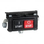 Schneider Electric Botón Pulsador 9999SA2, Negro/Rojo
